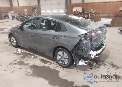 2020 Hyundai Ioniq Hybrid Blue из США, поврежденный, VIN KMHC65LC3LU205769